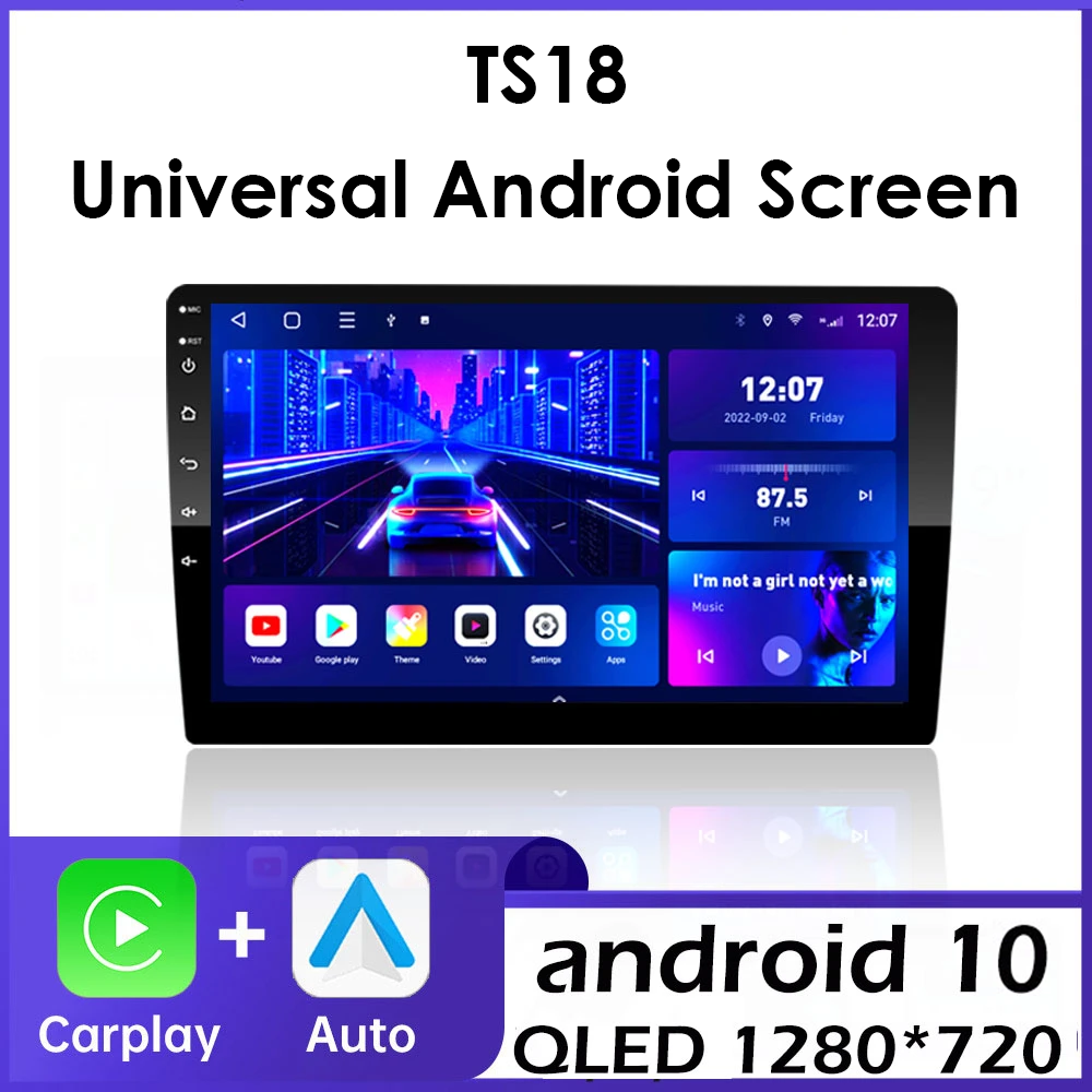 Radio Auto Ts18 10 Inch Carplay 360 Camera 4G SIM 2DIN Android Car 9 Inch  USB Radio Android Universal MP5 Player for Car - China Android Radio Coche  Android 10, 9 Inch