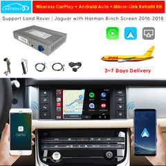 CarProKit for Land Rover Jaguar Wireless CarPlay Android Auto Retrofit Kit Support Harman System 2016-2018