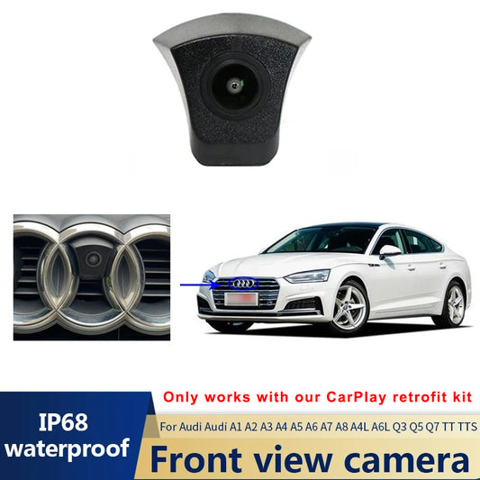 CarProKit Car Aftermarket Front View Camera for Audi A3 A4 A5 A6 A7 A8 S3 S4 S5 S6 S7 S8 Q3 Q5 Q7
