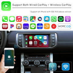 CarProKit for Land Rover Jaguar Wireless CarPlay Android Auto Retrofit Kit Support Bosch System 2012-2016