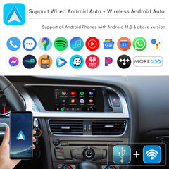 CarProkit for Audi A4 A5 S4 S5 Q5 B8 Symphony Concert Radio 2009-2019 Wireless Apple CarPlay Android Auto Retrofit Kit