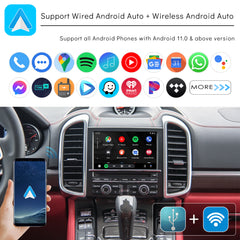 CarProKit for Porsche Wireless CarPlay Android Auto Retrofit Kit Support Cayenne Macan Cayman Panamera 911 PCM 3.0 / 3.1 / 4.0 2008-2018