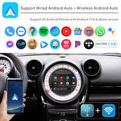 CarProKit for MINI Cooper Wireless CarPlay Android Auto Mirroring Retrofit Kit Support F54 F55 F56 F57 R58 R59 R60 R61 CIC System 2010-2017