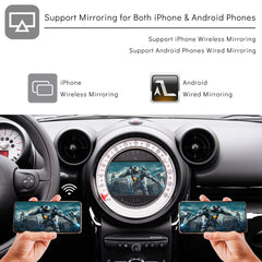 CarProKit for MINI Cooper Wireless CarPlay Android Auto Mirroring Retrofit Kit Support F54 F55 F56 F57 R58 R59 R60 R61 CIC System 2010-2017