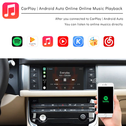 CarProKit for Land Rover Jaguar Wireless CarPlay Android Auto Retrofit Kit Support Harman System 2016-2018