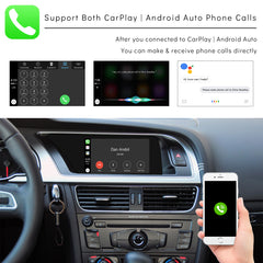 CarProkit for Audi A4 A5 S4 S5 Q5 B8 Symphony Concert Radio 2009-2019 Wireless Apple CarPlay Android Auto Retrofit Kit