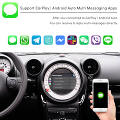 CarProKit for MINI Cooper Wireless CarPlay Android Auto Mirroring Retrofit Kit Support F54 F55 F56 F57 R58 R59 R60 R61 CIC System 2010-2017