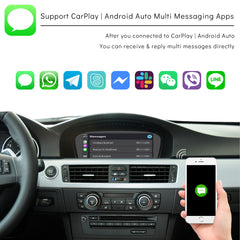 CarProKit for BMW Wireless CarPlay Android Auto Retrofit Kit Support BMW 1/3/5/6/X5/X6 with CCC System 2005-2008