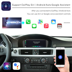 CarProKit for BMW Wireless CarPlay Android Auto Retrofit Kit Support BMW 1/2/3/4/5/6/7 Series X1-X7 CIC | NBT System 2009-2016