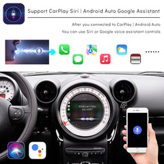 CarProKit for MINI Cooper Wireless CarPlay Android Auto Mirroring Retrofit Kit Support F54 F55 F56 F57 R58 R59 R60 R61 CIC System 2010-2017