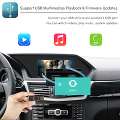 CarProKit for Mercedes-Benz Wireless CarPlay Android Auto Retrofit Kit Support Benz A/B/C/E/S CLA GLA GLC GLE GLK ML AMG 2012-2014 NTG 4.5/4.7 System