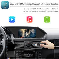 CarProKit for Mercedes-Benz Wireless CarPlay Android Auto Retrofit Kit Support Benz A/B/C/E/S CLA GLA GLC GLE GLK ML AMG 2012-2014 NTG 4.5/4.7 System