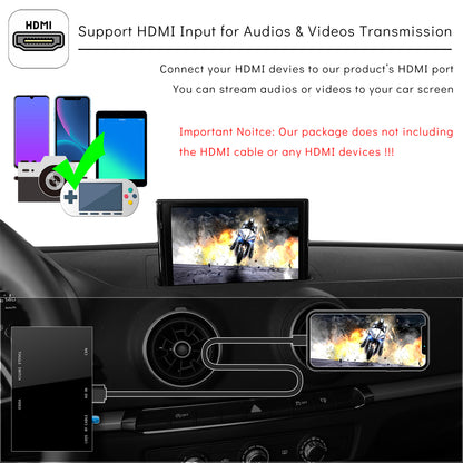 CarProKit for Audi A1 A3 A4 A5 A6 A7 A8 Q2 Q3 Q5 Q7 2010-2019 Wireless Apple CarPlay Android Auto Retrofit Kit + Front & Reverse Backup Camera