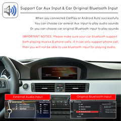 CarProKit for BMW Wireless CarPlay Android Auto Retrofit Kit Support BMW 1/3/5/6/X5/X6 with CCC System 2005-2008