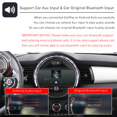 CarProKit for MINI Cooper Wireless CarPlay Android Auto Mirroring Retrofit Kit Support F54 F55 F56 F57 R58 R59 R60 R61 NBT System 2013-2017