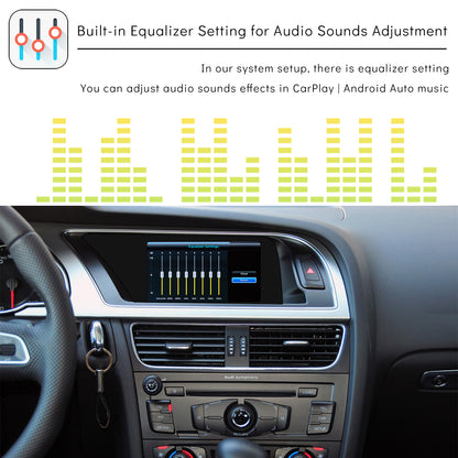 CarProkit for Audi A4 A5 S4 S5 Q5 B8 Symphony Concert Radio 2009-2019 Wireless Apple CarPlay Android Auto Retrofit Kit