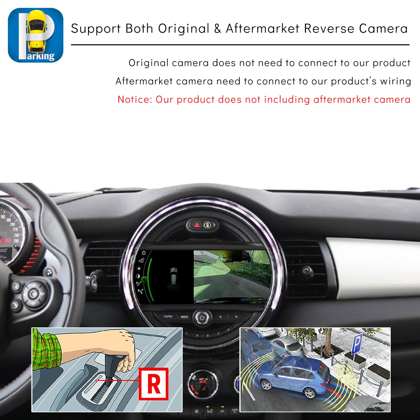 CarProKit for MINI Cooper Wireless CarPlay Android Auto Mirroring Retrofit Kit Support F54 F55 F56 F57 R58 R59 R60 R61 NBT System 2013-2017