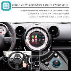 CarProKit for MINI Cooper Wireless CarPlay Android Auto Mirroring Retrofit Kit Support F54 F55 F56 F57 R58 R59 R60 R61 CIC System 2010-2017