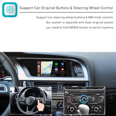 CarProkit for Audi A4 A5 S4 S5 Q5 B8 Symphony Concert Radio 2009-2019 Wireless Apple CarPlay Android Auto Retrofit Kit