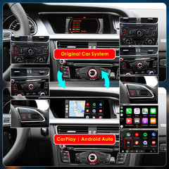 CarProkit for Audi A4 A5 S4 S5 Q5 B8 Symphony Concert Radio 2009-2019 Wireless Apple CarPlay Android Auto Retrofit Kit