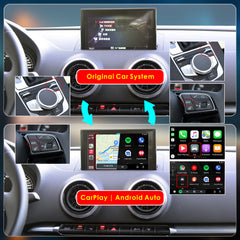 CarProKit for Audi A1 A3 A4 A5 A6 A7 A8 Q2 Q3 Q5 Q7 2010-2019 Wireless Apple CarPlay Android Auto Retrofit Kit + Front & Reverse Backup Camera