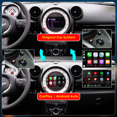 CarProKit for MINI Cooper Wireless CarPlay Android Auto Mirroring Retrofit Kit Support F54 F55 F56 F57 R58 R59 R60 R61 CIC System 2010-2017